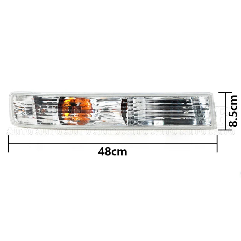 For Chevrolet Express GMC Savana Van 2003-2014/2023 2Pcs Car Front Bumper Turn Signal Light Lamp Fog Light GM2521188 GM2520188