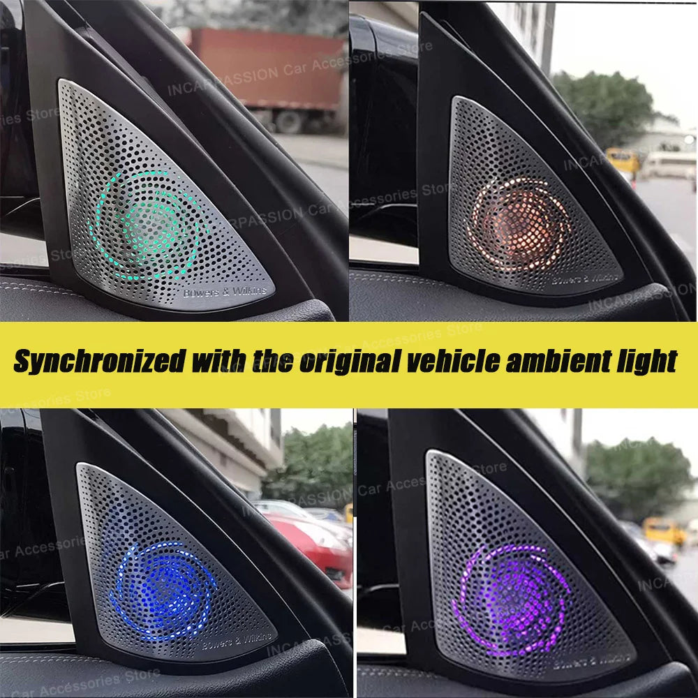 LED Decorative Lamp For BMW 4 Series G22 11 Colour Ambient Lights Upgrade Interior Luminous Kit A-pillar Car Accessories