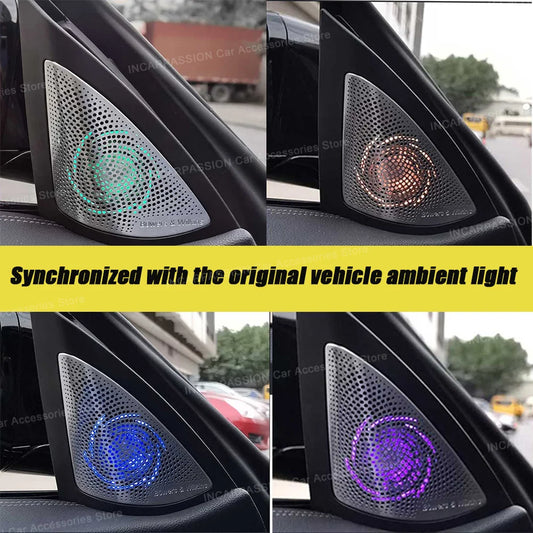 LED Decorative Lamp For BMW 4 Series G22 11 Colour Ambient Lights Upgrade Interior Luminous Kit A-pillar Car Accessories