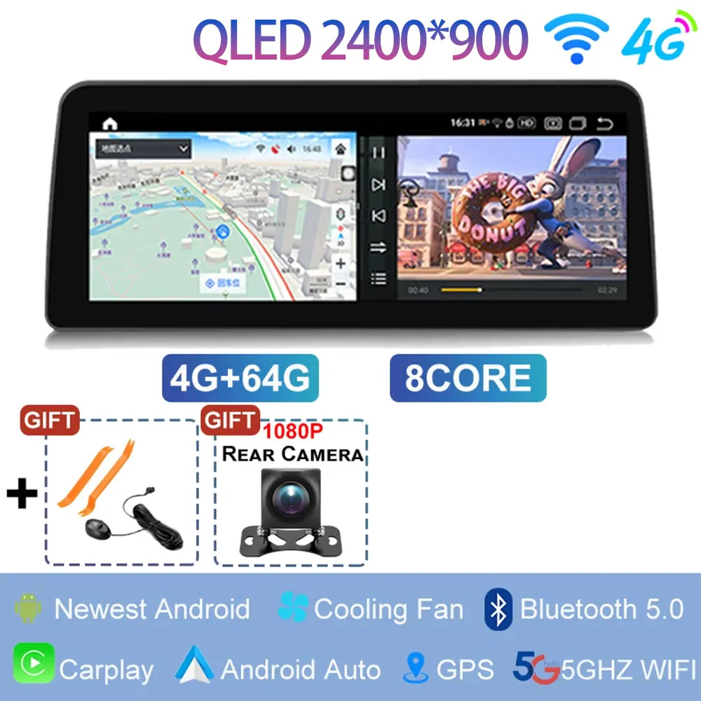 Android14 For Dodge Grand Caravan 2009-2020 Chrysler Grand Voyager 5 2011 - 2015 Car Radio Multimedia Player GPS Auto Carplay