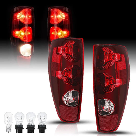 Headlight and Tail Light Assembly Pair Set for 2004-2012  Colorado/GMC Canyon 2006-2008 I-Series Factory OE