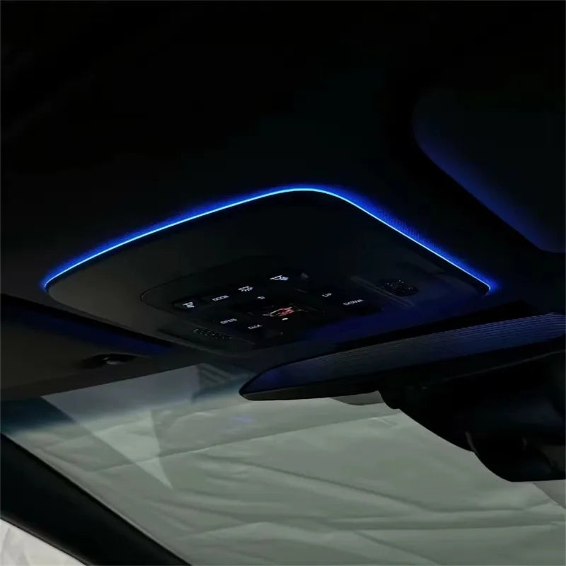 Car panoramic window ambient light, non-destructive interior ambient light modification for camry xv70 2018-2023