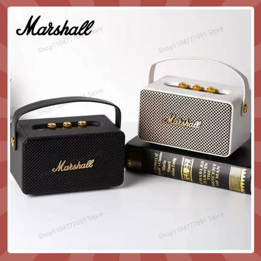 MARSHALL M10 Wireless Bluetooth Speaker Stereo Bass Sound Outdoor Portable Mini Speakers, IP67 Waterproof and Dustproof