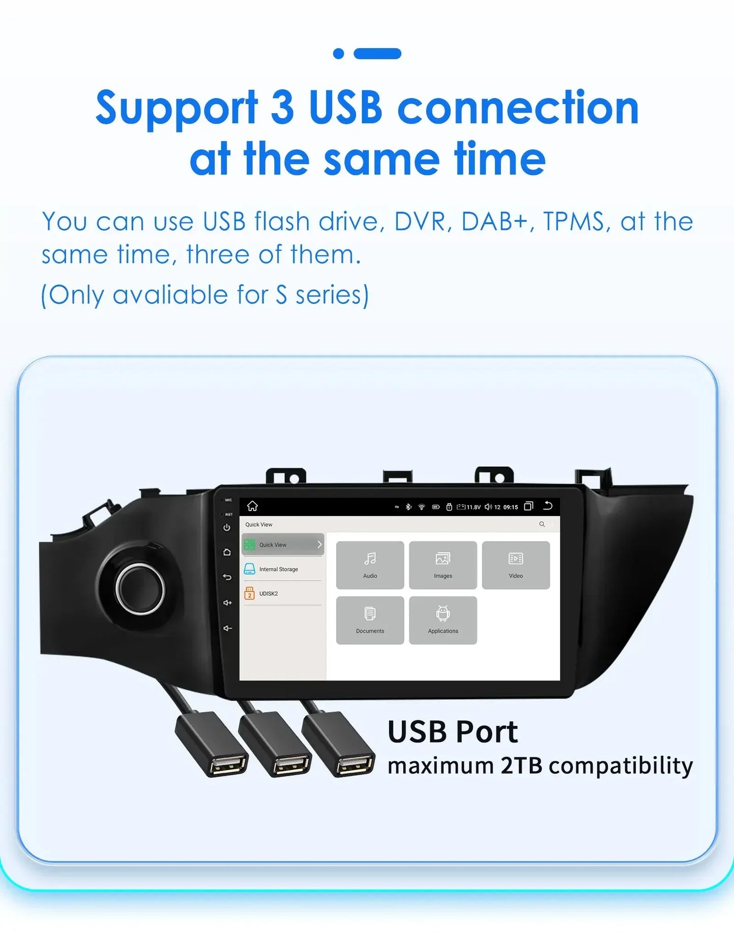 Hizpo 8 Cores Carplay Car Radio Android Auto Multimedia Player For KIA K2 RIO 4 2017-2019 2 Din GPS Navigation Stereo 8G 128G