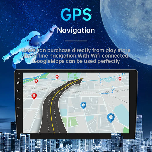 2 Din Car Android 7 9 10 Inch Car Radio Multimedia Video Player 2Din Navigation GPS FM for Nissan Kia Honda VW Hyundai  Toyota