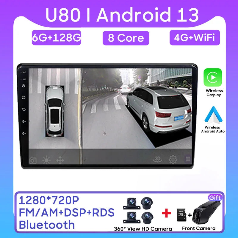 Android Radio For Fiat Ducato 3 For Peugeot Boxer 2 For Citroen Jumper 2 2006 -2022 Android Auto Rear Camera Stereo Head Unit 5G