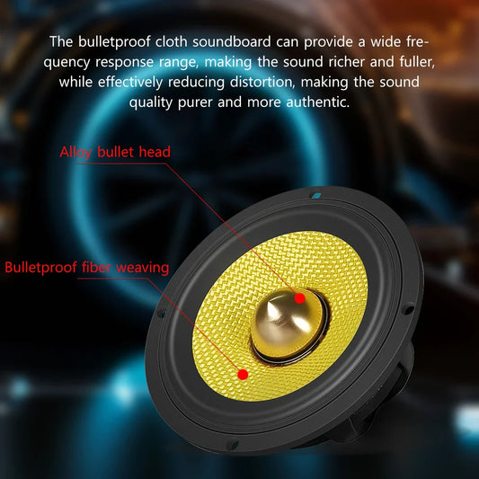 3.5-inch bullet guided mid-range speaker, car center speaker, luxury car two-way three-way 3-inch mid-range speaker