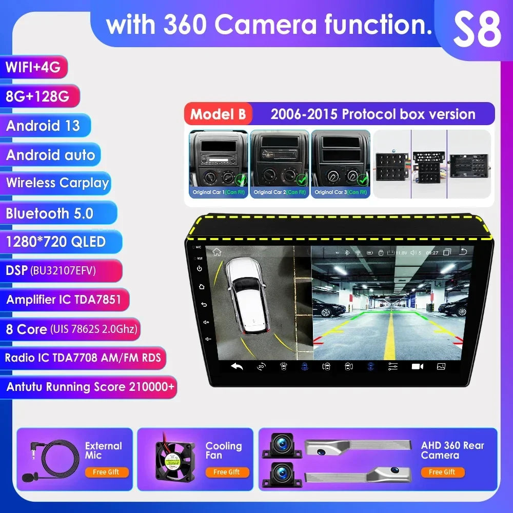 4G LTE Octa Core 9 Inch Auto Screen Stereos Carplay Android Auto for Citroen Jumper 2 Peugeot Boxer 2 Fiat Ducato 3 2006-2015