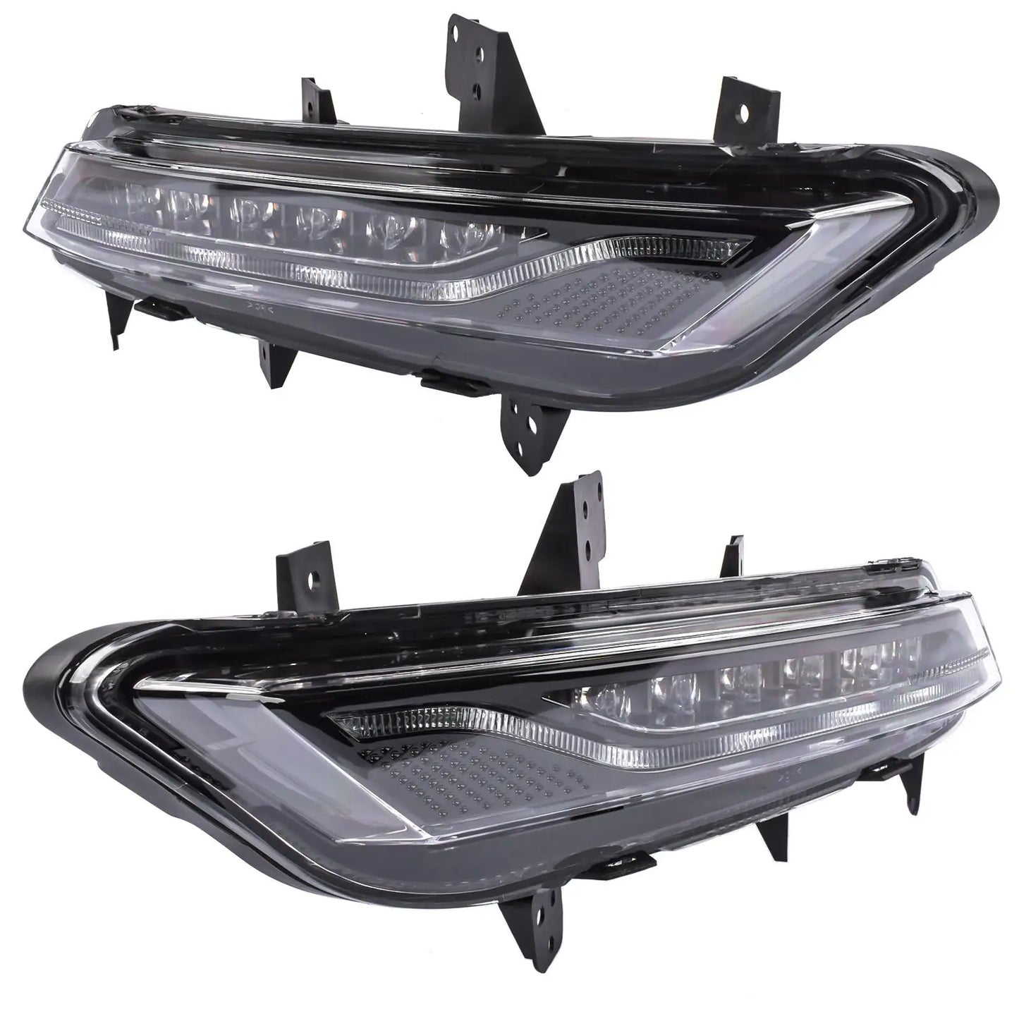 AP03 2Pcs Front RH & LH LED Fog Light Lamp Assembly FO2592242 for 2013-2016 Lincoln MKZ