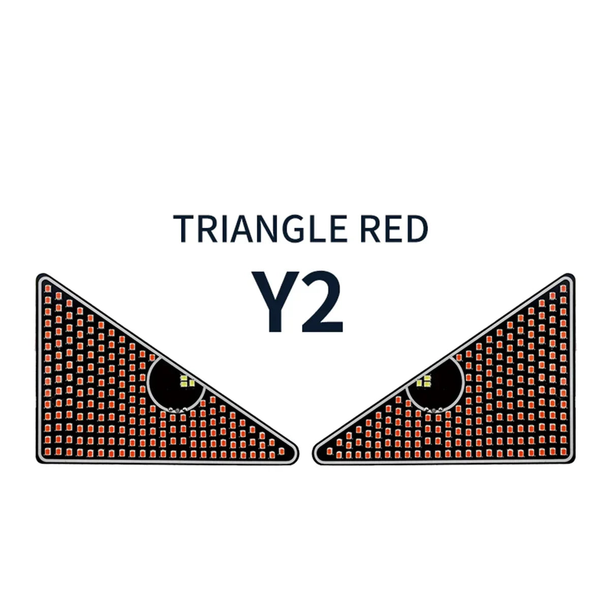 Car Windshield Eyes Animated LED Lamp Dynamic Devil Eye Light Triangle and Semicircle Funny Eye Light Universal 11 Model