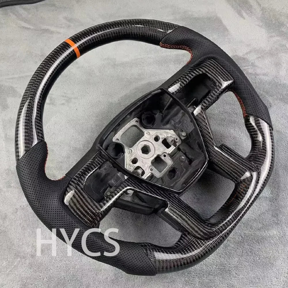for Ford Raptor F150 2017 2022 2018 2019 2020 Carbon Fiber Heated Steering Wheel Car Carbon Accessories