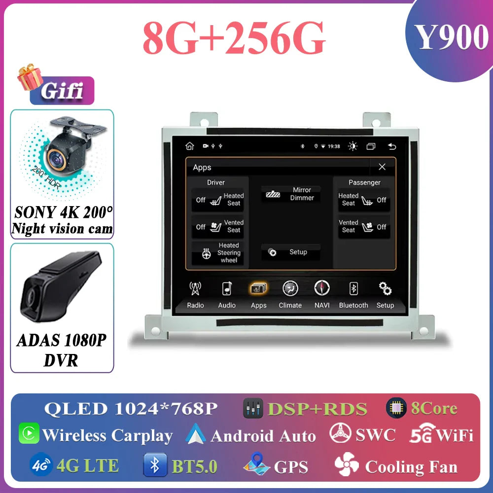 8.4 inch Android Car Stereo Radio For Dodge Charger Challenger 2015-2019 Replacement Wireless Carplay and Android Auto Headunit
