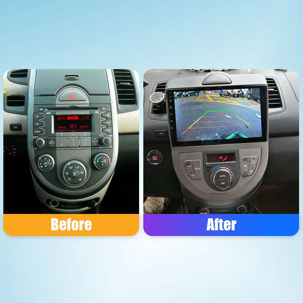 2Din Android Car Radio For KIA Soul 2010-2013 Multimedia Video Player GPS Navigation Stereo Audio Head Unit Carplay 4G Wifi BT