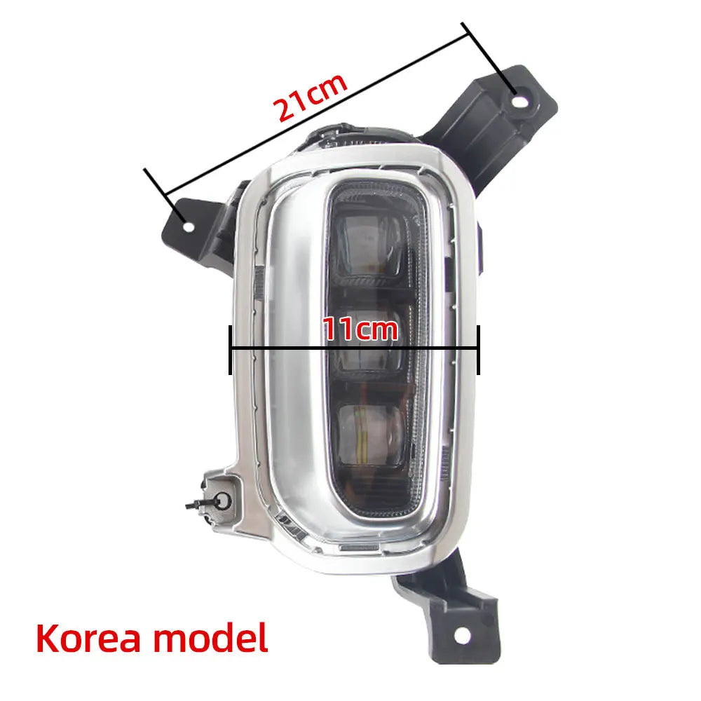 For Kia 20-21 Seltos daytime running lights LED front fog lights KX3 daytime running lights turn signal lights