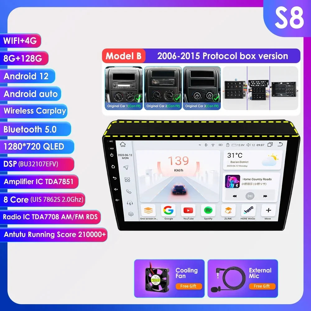4G LTE Octa Core 9 Inch Auto Screen Stereos Carplay Android Auto for Citroen Jumper 2 Peugeot Boxer 2 Fiat Ducato 3 2006-2015
