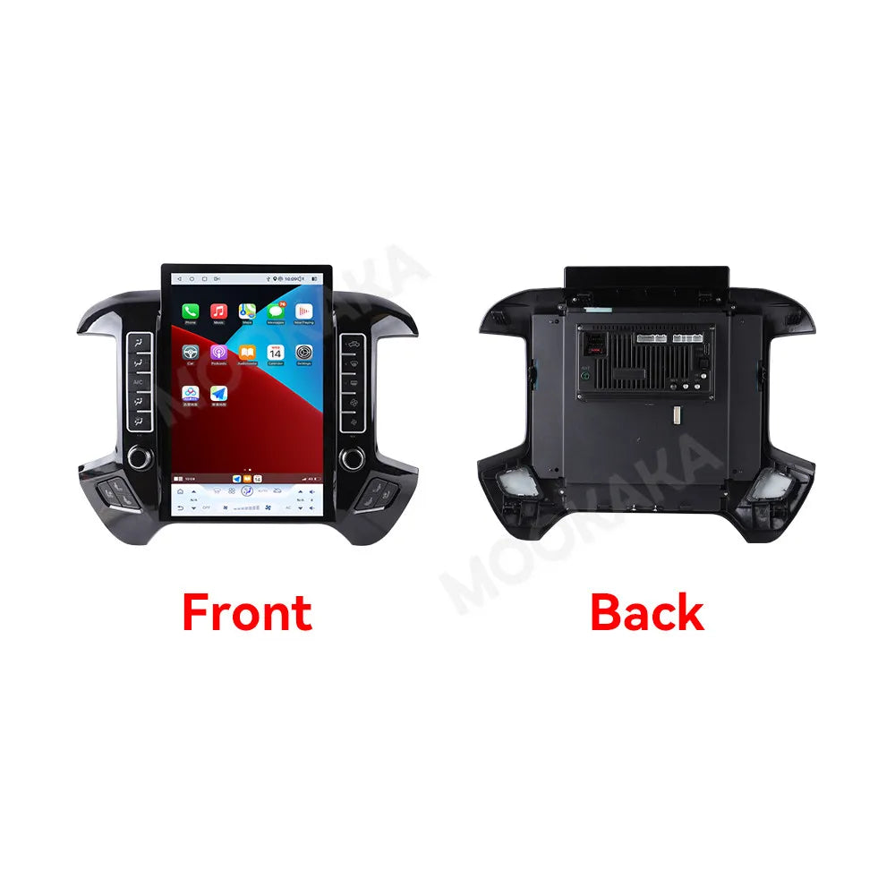 14.4" inch Android 14.0 8+256GB Tesla Screen Car Radio DSP Player For Chevrolet Silverado GMC SIERRA 2014-2018 GPS Radio Stereo