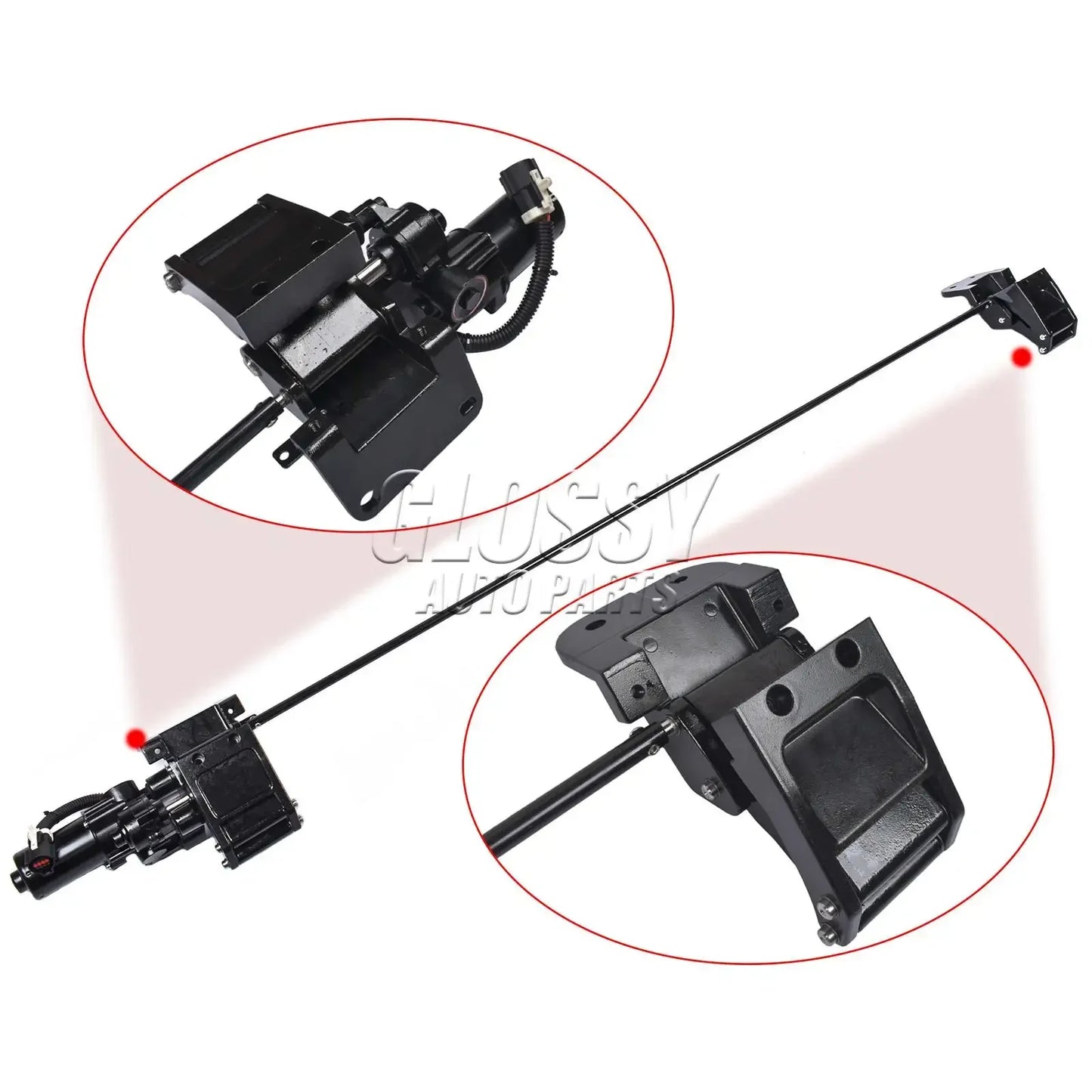 AP03 Left Running Board Motor&Front+Rear Bracket Assembly for Ford Expedition Lincoln