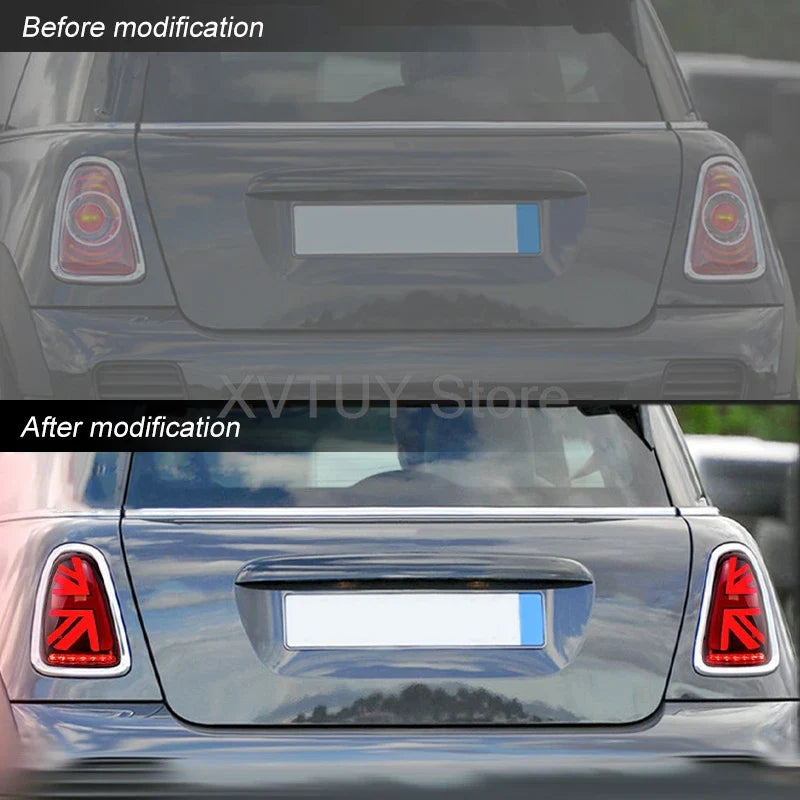Car LED Tail Light for BMW Mini Cooper R56 R57 R58 R59 Rear Lights 2007-2014 Auto Tail Lamp Assembly Turn Signals Taillights