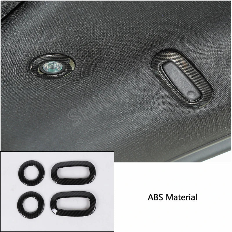 SHINEKA Carbon Fiber Grain Interior Decoration Cover for Jeep Grand Cherokee 2011 2012 2013 2014 2015 2016 2017 2018 2019 2020