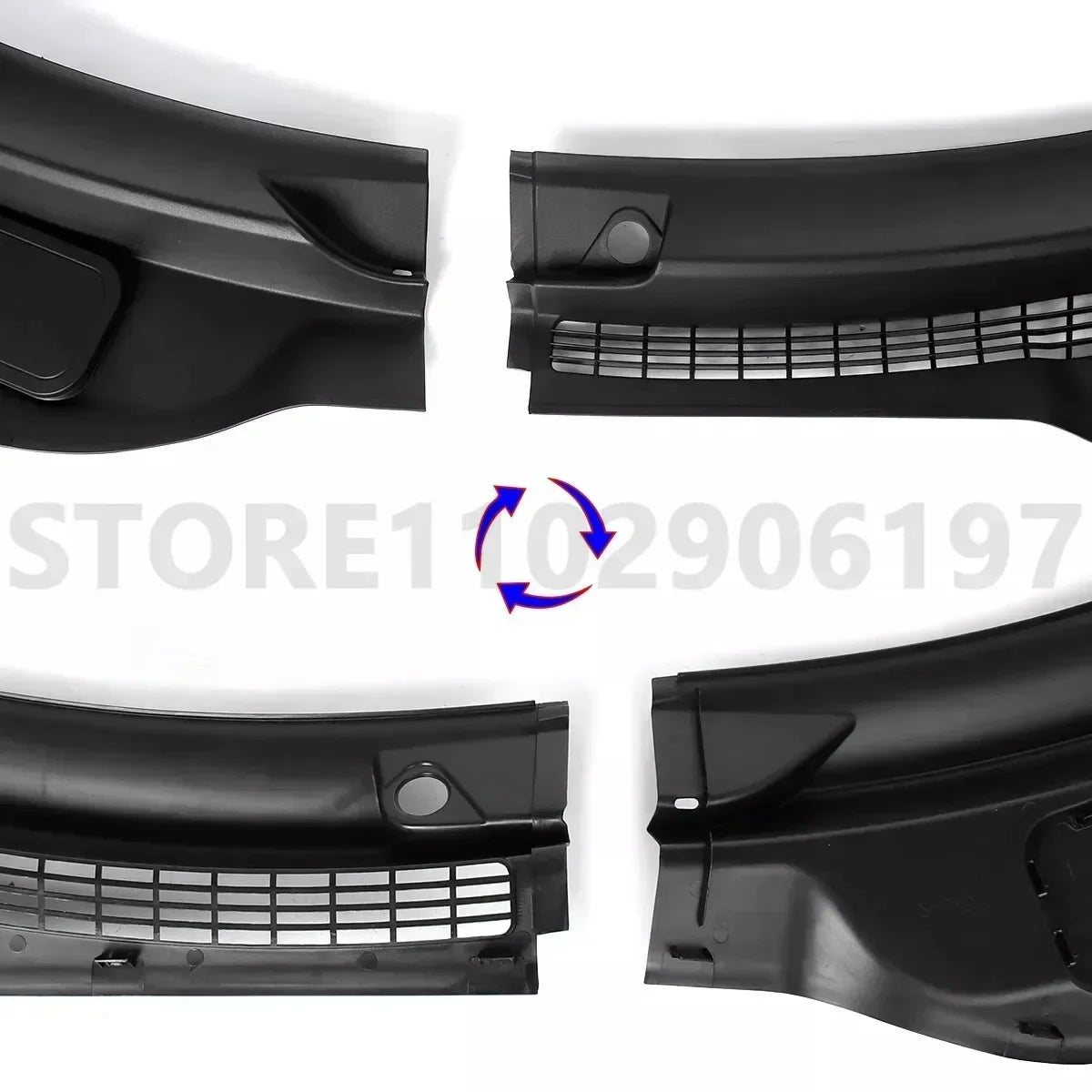 for 2010-2016 R60 R61 BMW MINI Cooper Countryman Paceman Windshield Wiper Cowl Panel Cover LHD 51719808095 51719808096