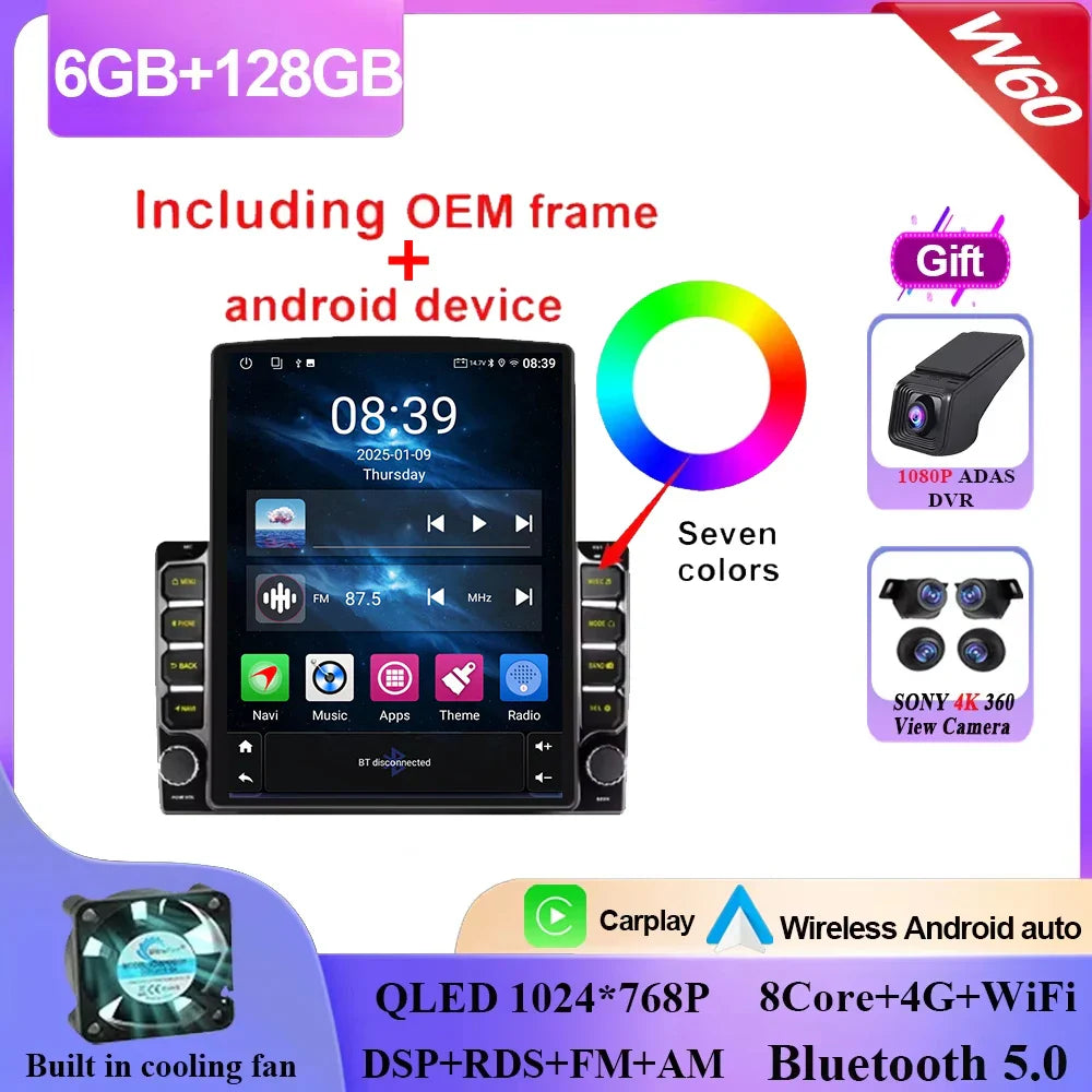 Car Radio Android 14 For Jeep Cherokee 5 KL 2014 - 2018 Auto Multimedia Video Player Navigation GPS carplay No 2din DVD 5G  Wifi