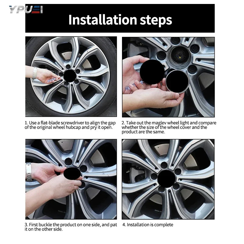 Hub Light Car Wheel Caps Light Center Cover Lighting Cap Floating Illumination LED auto For for Mercedes-Benz A CLASS B CLASS C