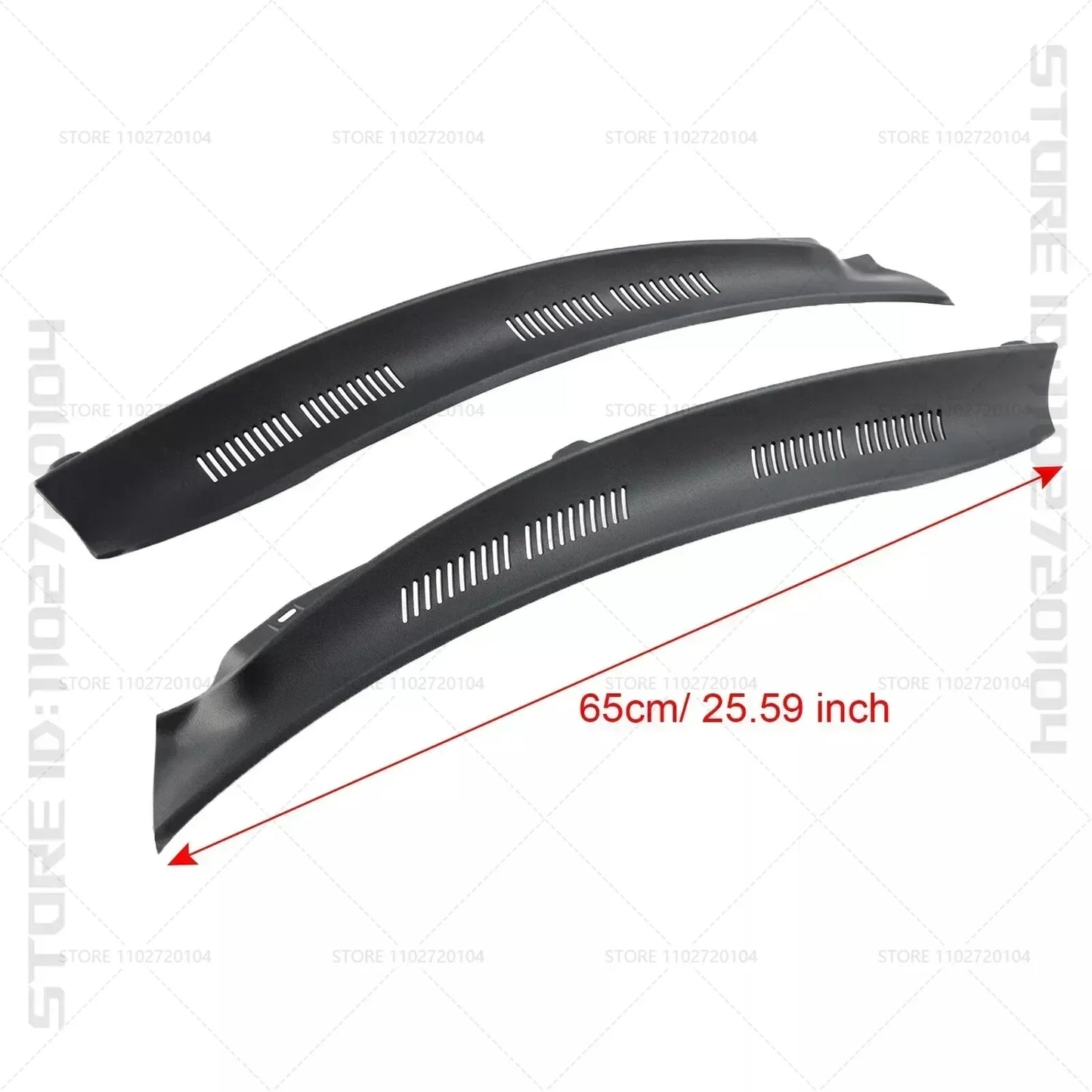 for 1996-2003 W210 Mercedes Benz E300 E320 E420 E430 E55 AMG Windshield Wiper Window Cowl Panel Grille 2108310958 2108311058