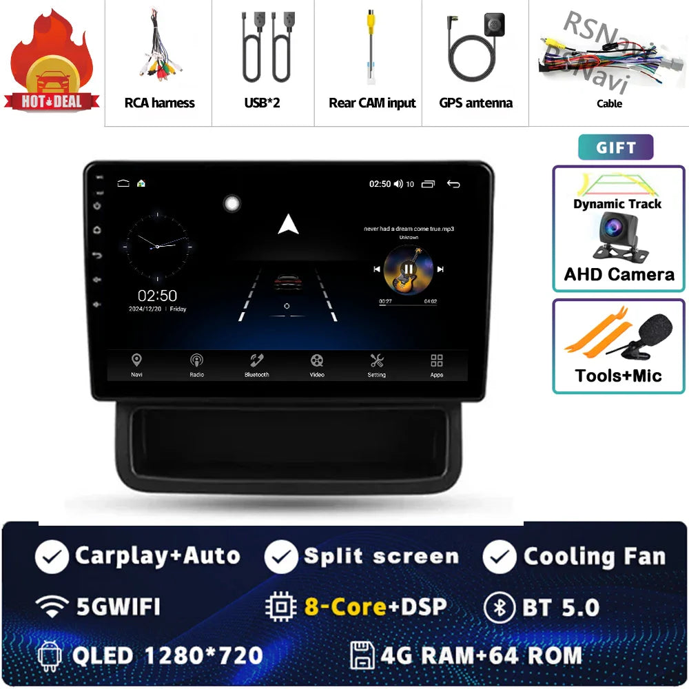 Android 14 Carplay Auto For Renault Trafic 2 For Opel Vivaro A For Nissan primastar 2006 - 2014 Car Radio Stereo Player Video BT