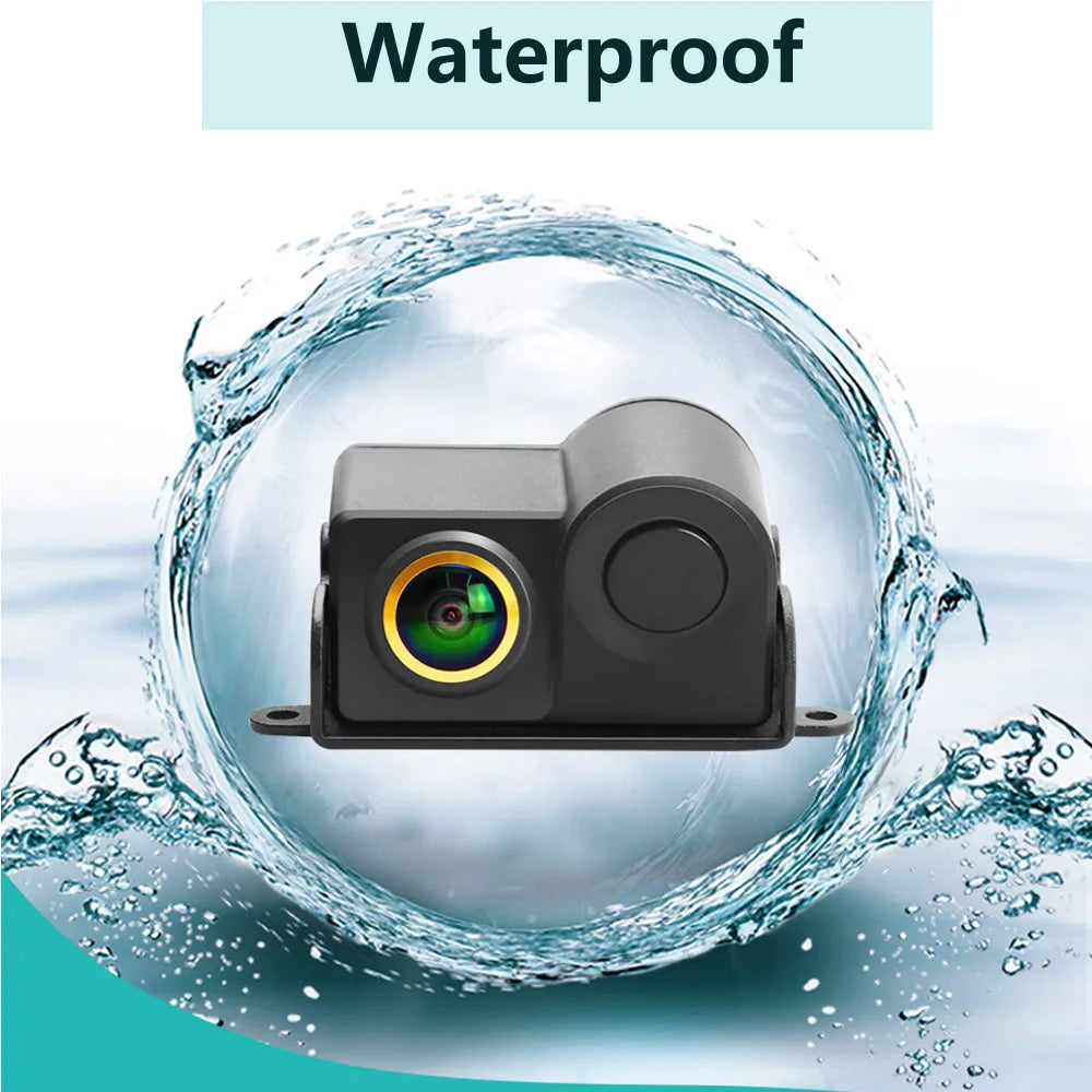 2 In 1 HD Video Night Vision Car Rear View Camera HD Clear Night Vision Radar Sensor Rearview Camera Car accessories