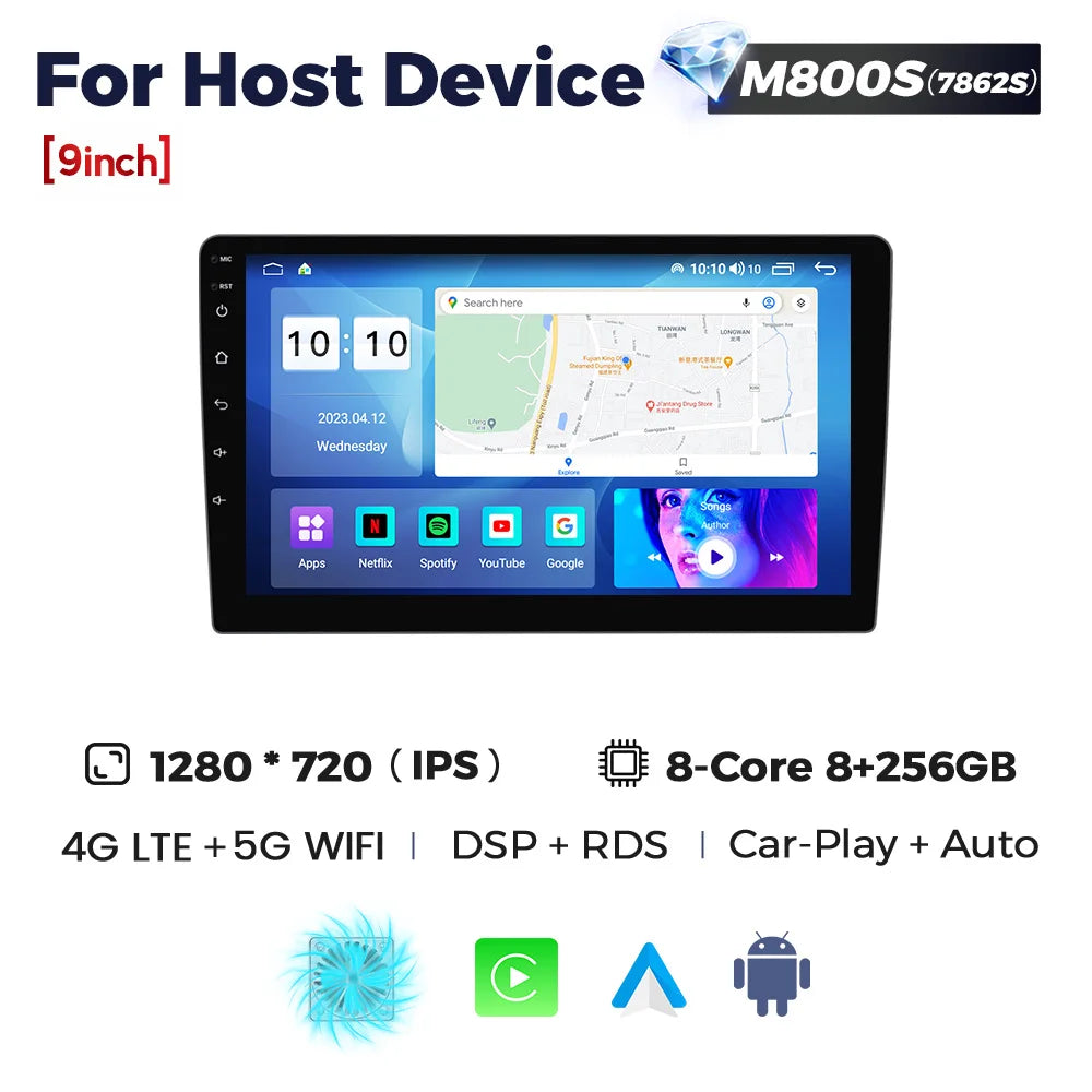 Navifly 7862S Android All In One Universal 9" 10" Car Radio Multimedia Video Player GPS Stereo For Volkswagen Nissan Hyundai Kia