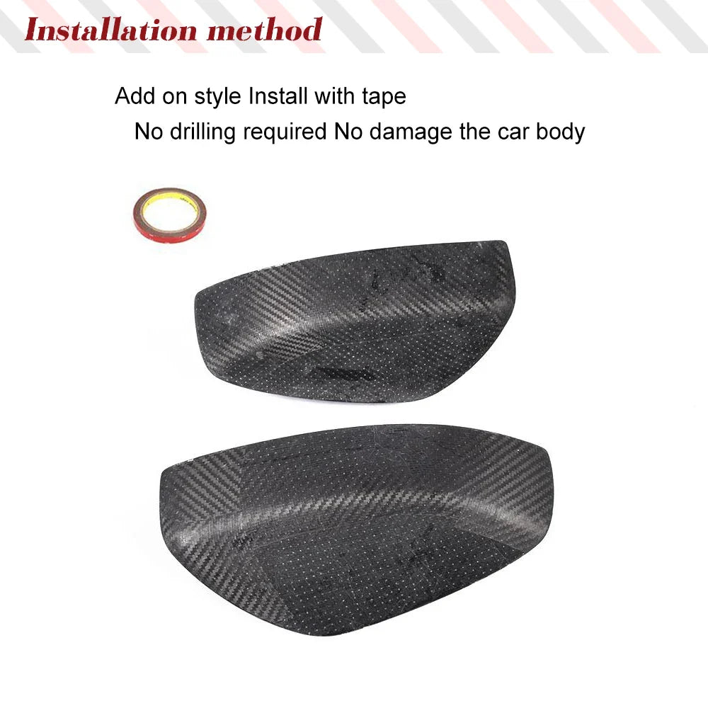 For Infiniti G37 G25 G35 2007-2013 Car Side Rear View Mirror Covers Caps Add On Side Mirror Cap Cover Shell Car Racing Body Kits