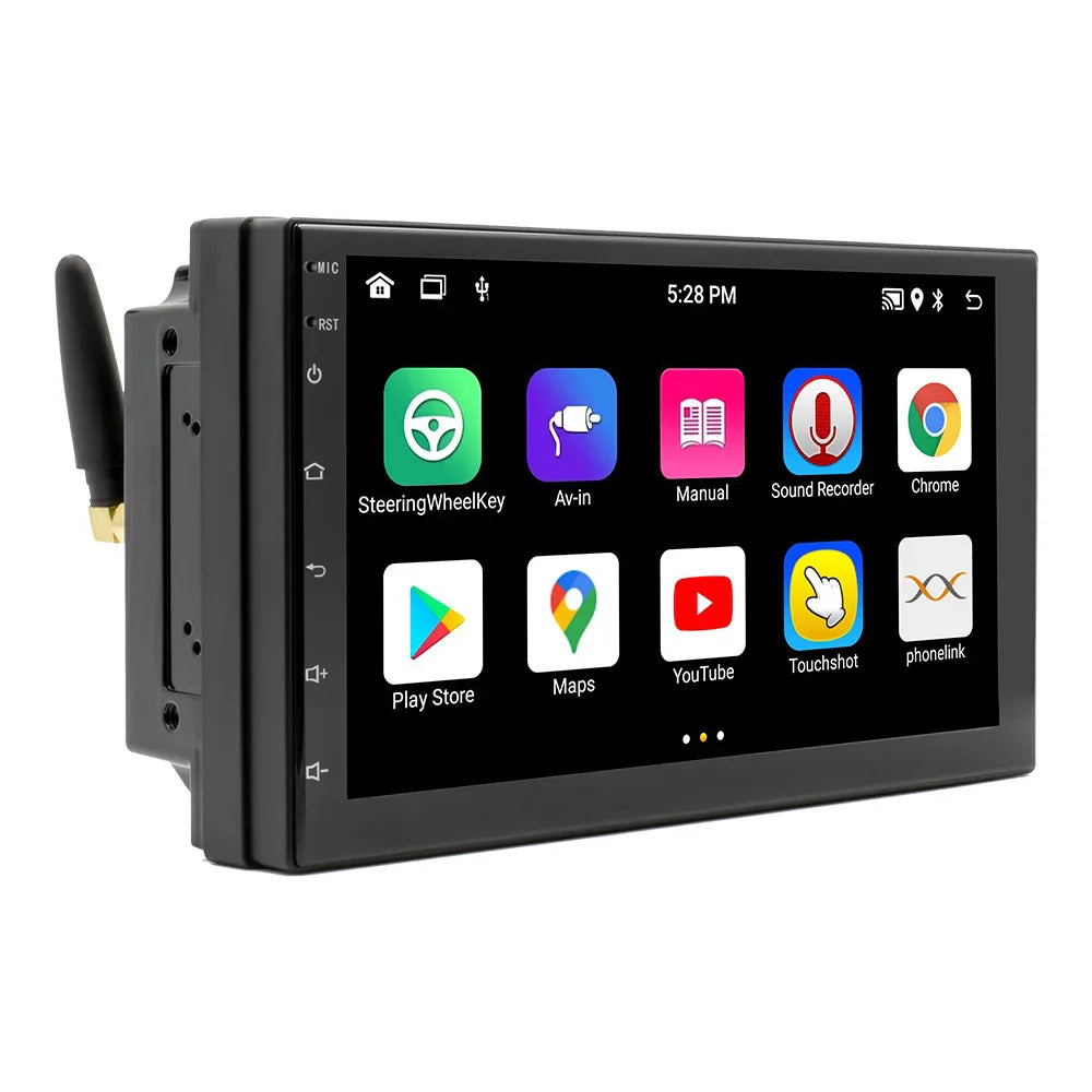 7 Inch Touch Screen Bluetooth Wifi GPS Navigation Aux Car Radio With Wireless Apple Carplay