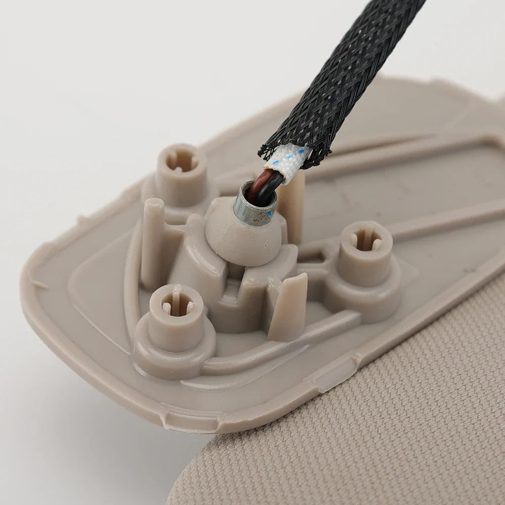 Sun Shield Board for Cadillac Escalade Chevrolet Silverado 2007-2014 For GMC Yukon 2007-2014 Beige ABS Lights Makeup Sun Visor