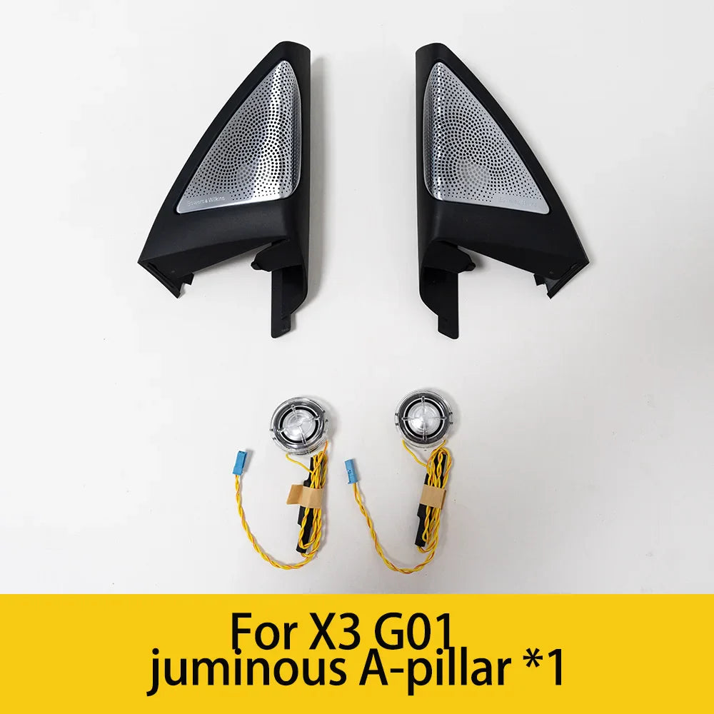 11-Color LED Speaker Covers for BMW X3/X4 G01/G02 - Hi-Fi Audio Upgrade with Ambient Lights