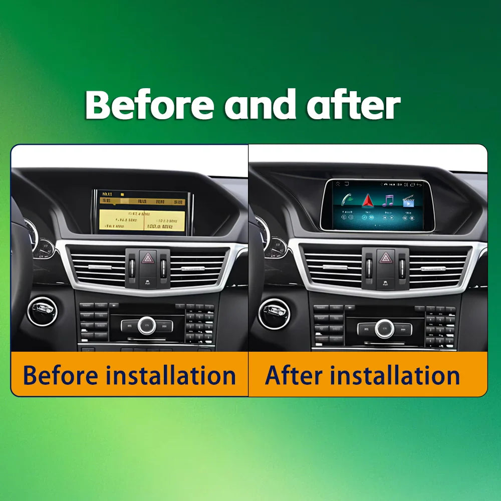 7 Inch Carplay Android 13 Auto Car Intelligent Systems For Mercedes Benz E Class W212 A207 X204 DSP Stereo Touch Screen