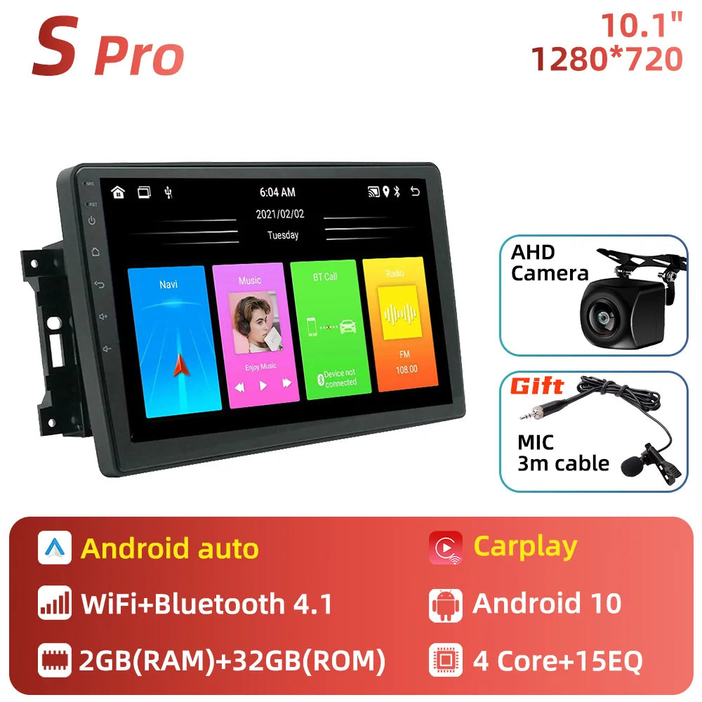 For Dodge Dakota 2009 - 2011 2 Din Android Car Radio Navigation WIFI FM GPS Multimedia Player Autoradio Head Unit Audio Stereo