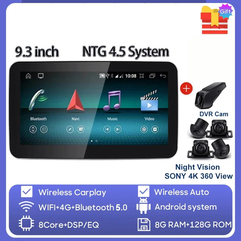 For Mercedes Benz ML GL W166 X166 2012 - 2015 Android CarPlay 4G WIFI Car DVD Radio GPS Navigation Multimedia Player HD Screen