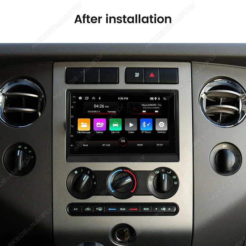 7inch GPS Screen Car Radio For Ford F150 F250 F350 Escape Explorer Edge E150 Mustang Multimedia Player Carplay Auto Smart System