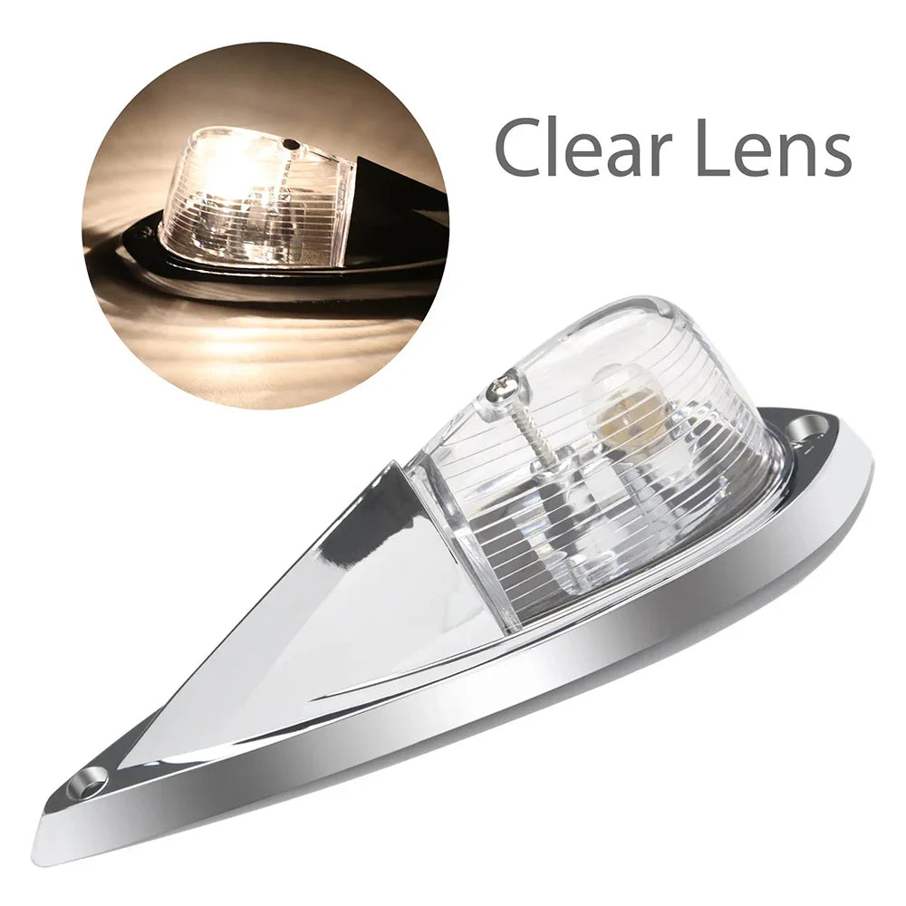 5pcs Truck SUV trailer trailer roof light yellow amber platinum color marker light LED roof warning light