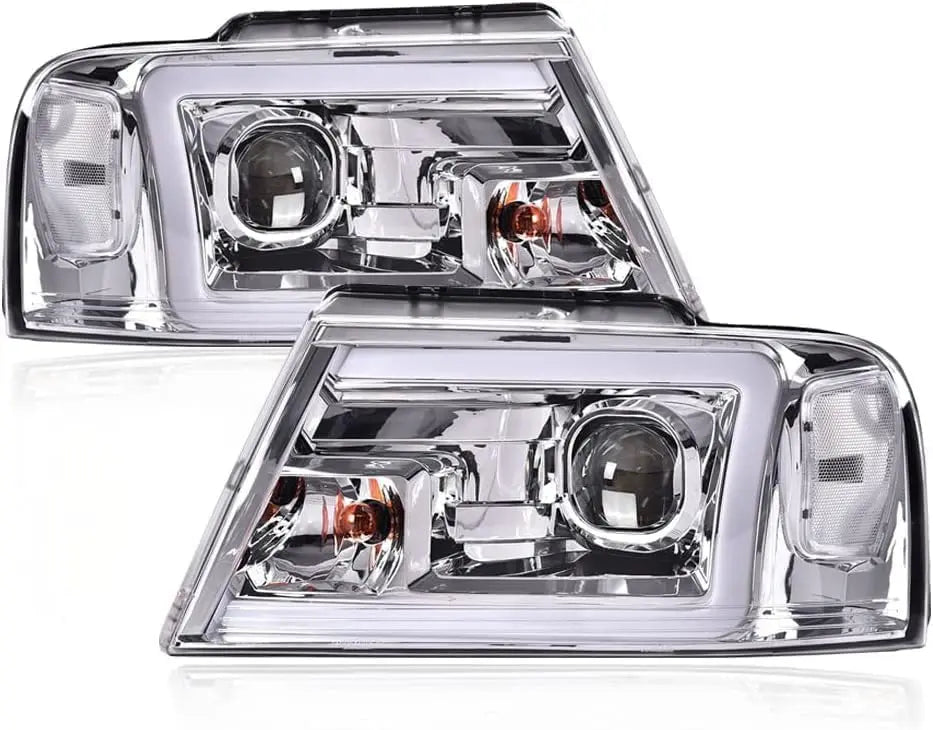 LED DRL Headlights, Compatible with 2004-2008 Ford F150, Compatible with 06-08 Lincoln Mark Lt(NOT Fit for 04 F150 Heritage/Flar