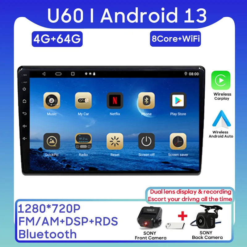 Android Radio For Fiat Ducato 3 For Peugeot Boxer 2 For Citroen Jumper 2 2006 -2022 Android Auto Rear Camera Stereo Head Unit 5G