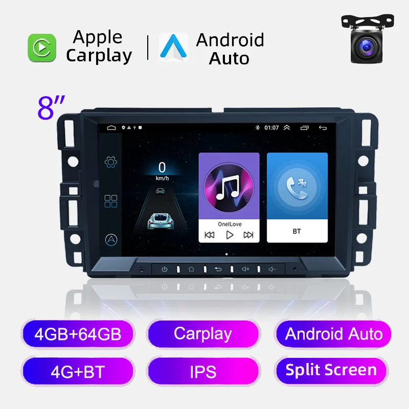 8 Inch Android Car Radio for Chevrolet Silverado GMC Sierra Impala Traverse Avalanche Express Yukon Acadia Savana GPS Multimedia