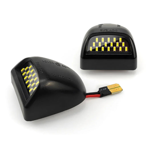 2pcs LED License Plate Light For Cadillac Escalade Chevy Silverado 1500 2500 3500 Suburban Tahoe GMC Sierra 1500 2500 3500 Yukon