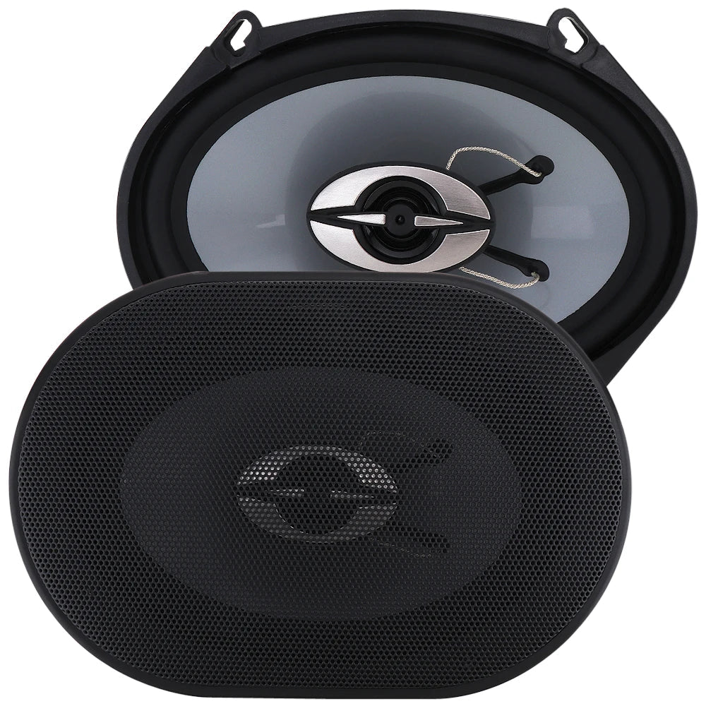 2 Pcs 5x7 Inch 380W Car HiFi Coaxial Speaker Vehicle Door Auto Audio Music Stereo Suoofer Full Range Frequency Speakers