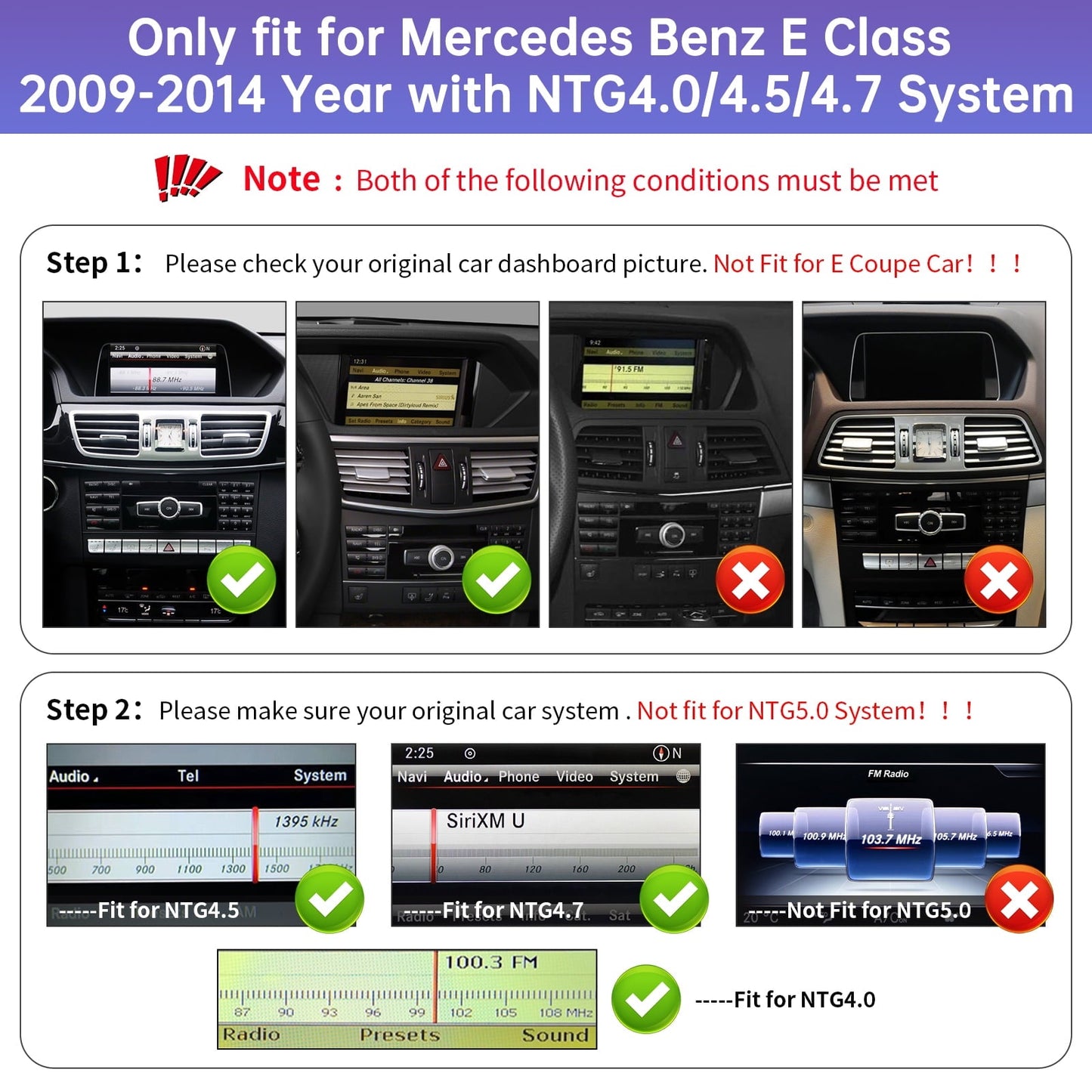 Mercedes-Benz Android Head Unit Road Top 12.3'' Android 13 Car Radio Wireless Carplay Touchscreen for Mercedes Benz E Class W212 2009-2014 Year, 8+256 GB Car Stereo, Support Wirless Android Auto, Navigation, Camera