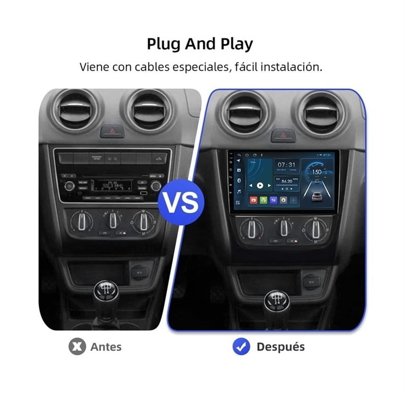 Stereo Camera For Volkswagen Vw Gol Saveiro 2014-2016 Gps