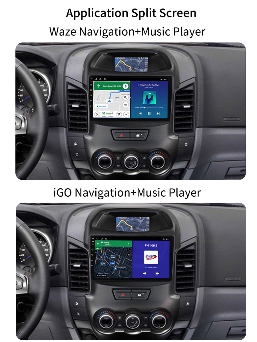 9 inch Carplay Car Radio Stereo For Ford Ranger 2011 - 2016 GPS Navi Android Screen Multimedia Player Android Auto With Bluetooth
