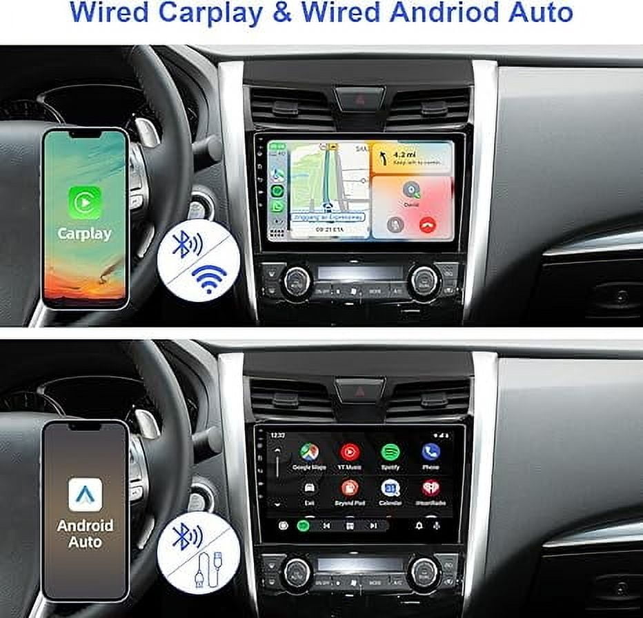 2+32G 10.1 inches Android 10 Double Din Car Stereo for Nissan Altima 2013-2015 IPS Touchscreen