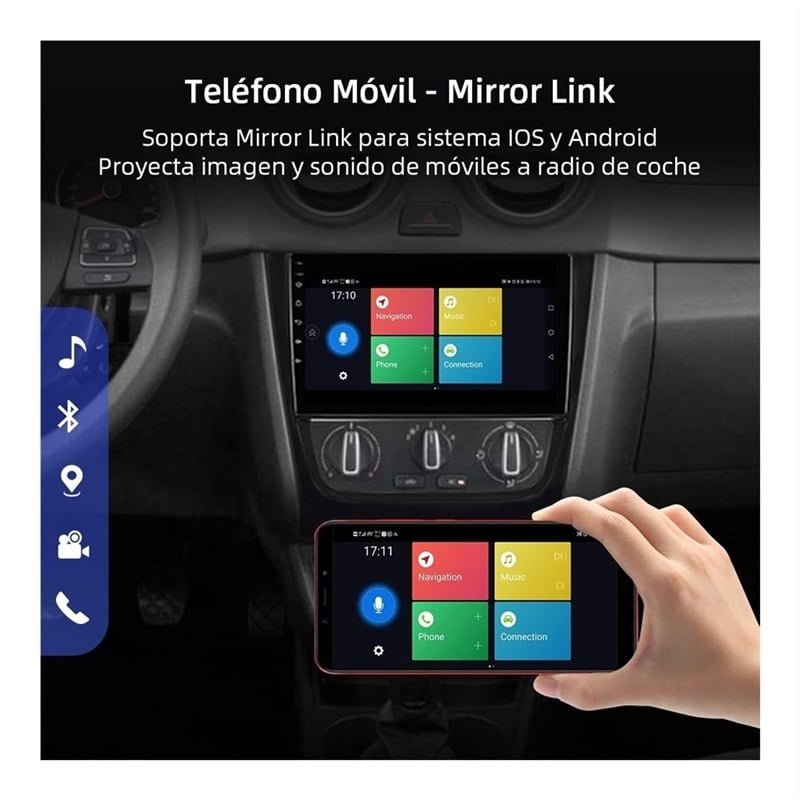 Stereo Camera For Volkswagen Vw Gol Saveiro 2014-2016 Gps