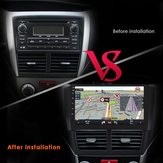 Android 13.0 Apple CarPlay 2+32GB Wifi 9" Touch Screen Car Stereo Radio Head Unit GPS Navigation Player For Subaru Impreza WRX STI 2008 2009 2010 2011 2012 2013 2014